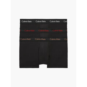 Calvin Klein pánské černé boxerky 3 pack - XL (6FB)